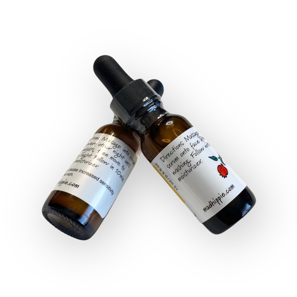 new Mad Hippie ☀︎︎ Vitamin A + C Serum Dual Pack ☾ Sealed Travel Glass Droppers - Picture 4 of 16